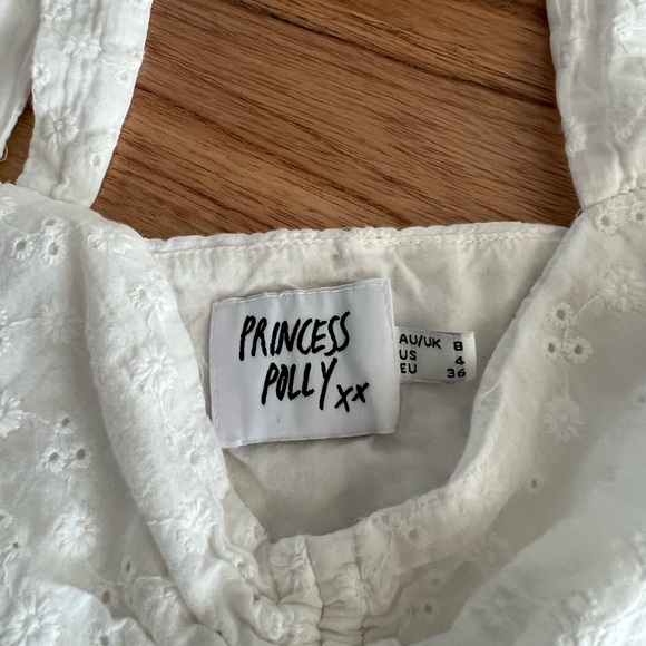 Princess Polly The Ini Eyelet crop top - Picture 3 of 5